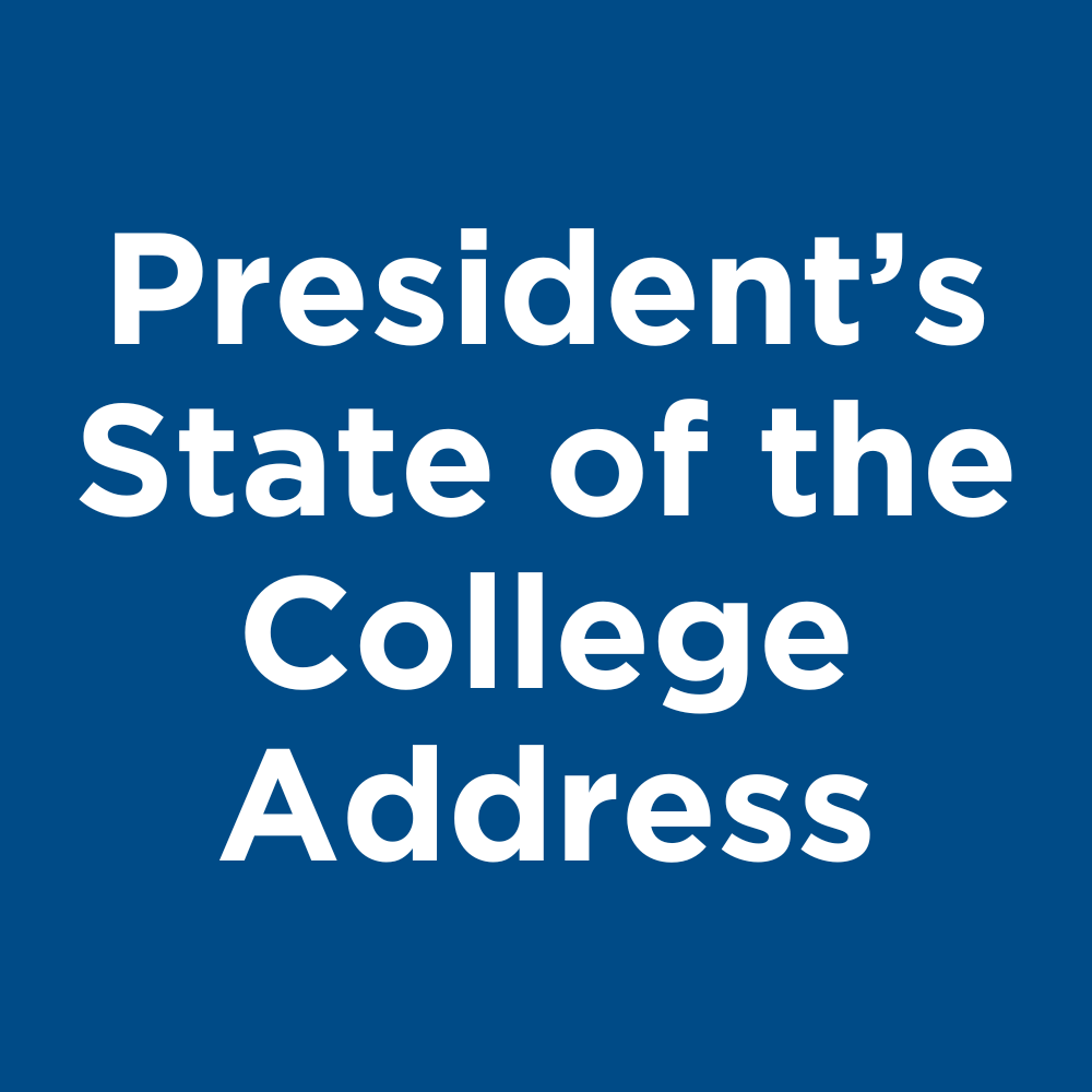 state of the college address, 9/3/24